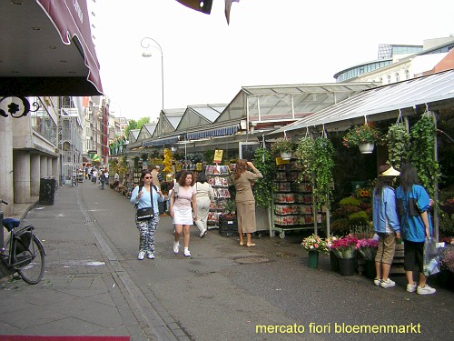 Amsterdam, il Mercato Bloemenmarkt